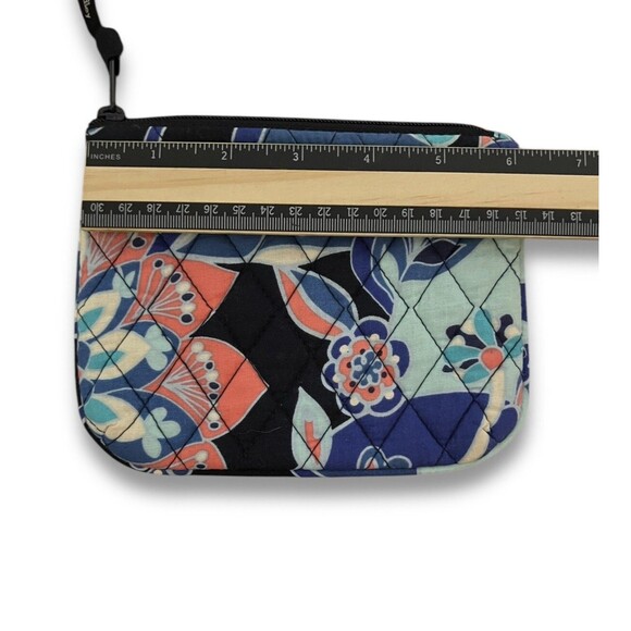 Vera Bradley Lotus Flower Swirl 6”X 5” Lined Coin Purse Retired Pattern - Picture 7 of 8